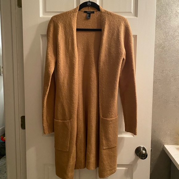 Forever 21 Sweaters - Open Front Duster Cardigan Sweater